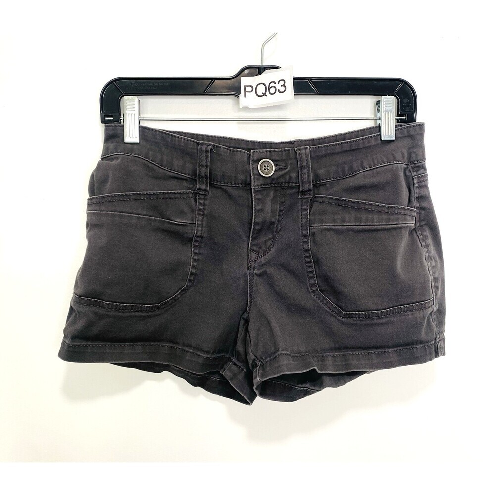 Y2K Union Bay Grey Micro Shorts Low Rise Size 5 27 Bella Swan Elaina Gilbert